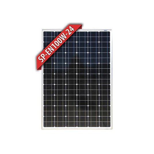 Enerdrive 100W 12/24V Fixed Mono Solar Panel (Silver Frame)