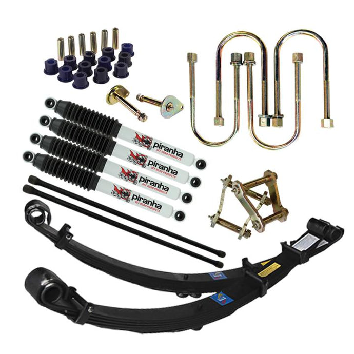 4x4 Suspension Lift Kit - Extra Heavy Duty Raised 50mm - Holden Rodeo 2003 to 2008