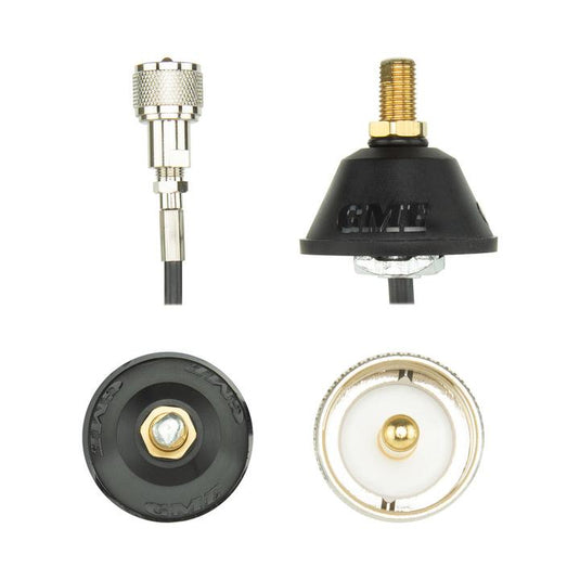 GME Universal Antenna Base with Low Loss Foam Coax & PL259