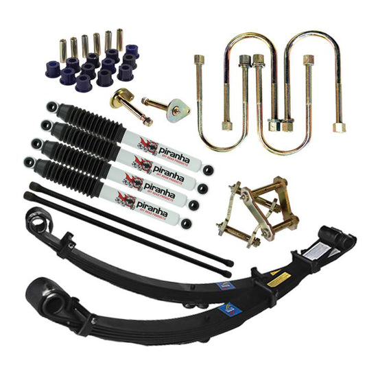 4x4 Suspension Lift Kit - Extra Heavy Duty Raised 40mm - Mazda BT50 2006 - 2011 Piranha Off Road