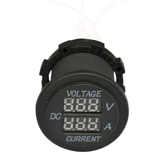 Volt/AMP Meter 6-30V 10A Max Blue