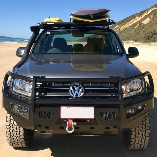 Full Bull Bar VW Amarok 2010 onwards complete with winch mount and Fog Light Inserts