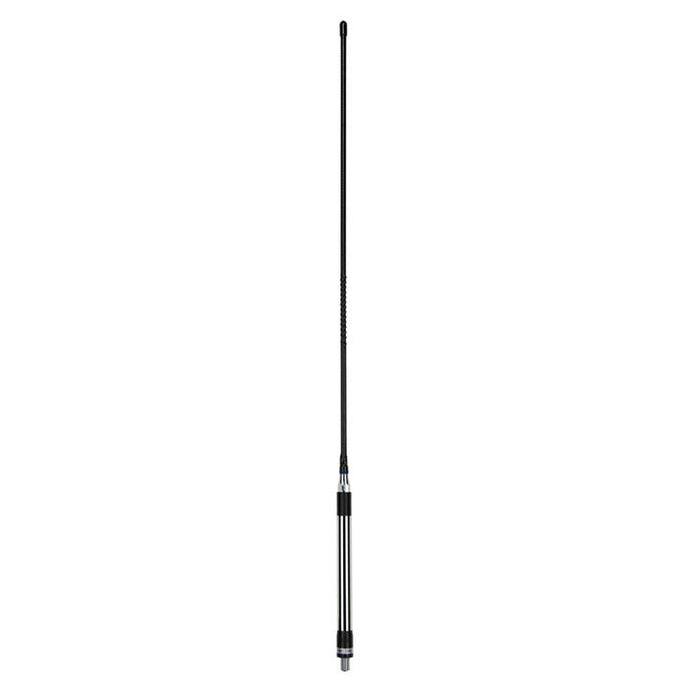 GME 850mm Elevated Feed Base Fibreglass Colinear Antenna (6.6dBi Gain) - Black GME