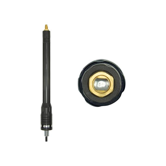 GME Elevated Feed Base with 4.5m Low Loss Foam Coax - Black GME