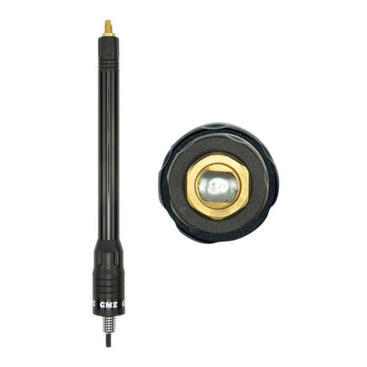 GME Elevated Feed Base with 4.5m Low Loss Foam Coax - Black GME