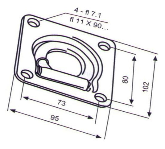 Lashing Ring S/S McNaughtans Australia