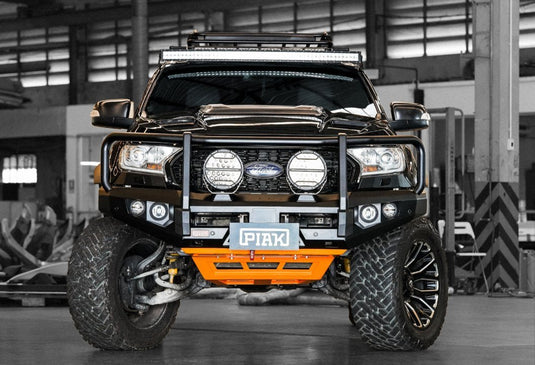 PIAK Elite 3 - Loop Winch Bar Ford Ranger & Everest 2015 - 2022 (Black & Orange) Piak