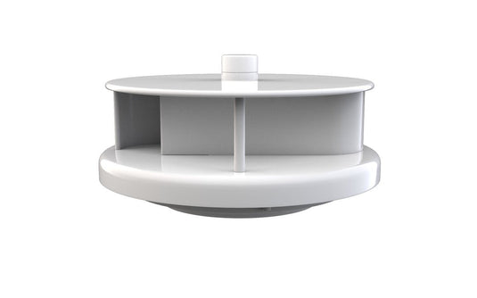 Rotary Vent White PVC - 230MM McNaughtans Australia