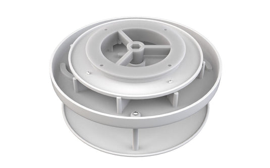 Rotary Vent White PVC - 230MM McNaughtans Australia